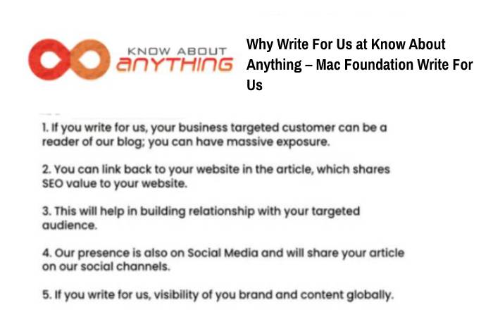 Mac Foundation Write For Us